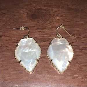 Kendra Scott ivory stone earrings